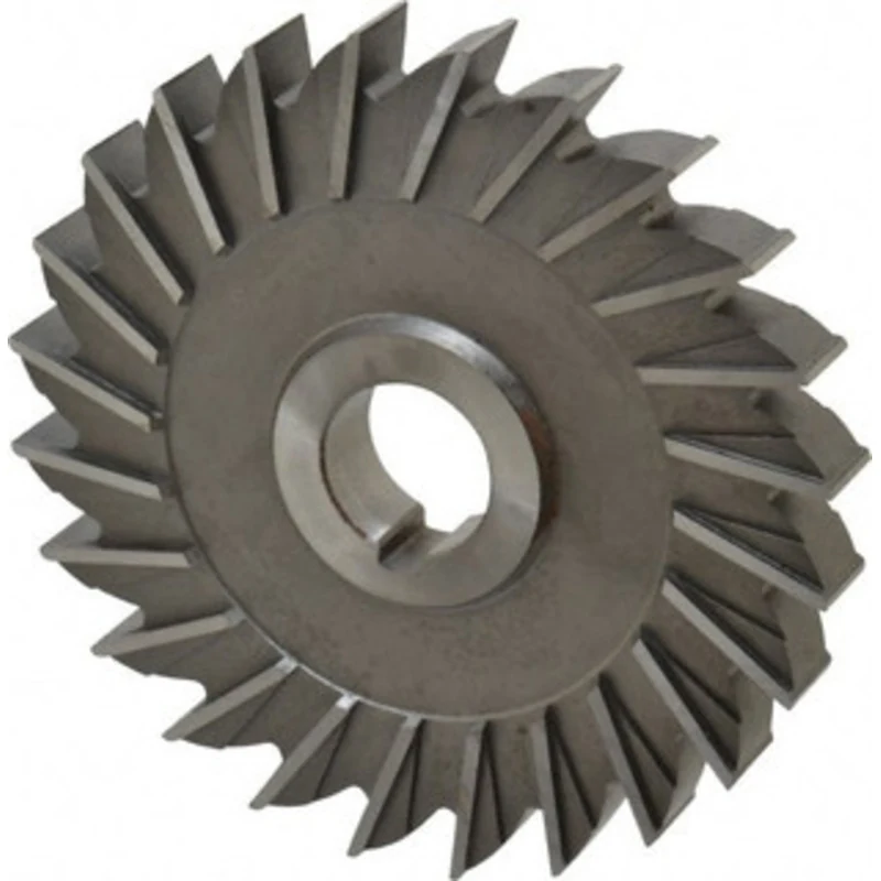 Made in USA 5 Diam x 5/8 Face Width Straight Tooth Side Milling Cutter 1 Arbor Hole, High Speed Steel, Uncoated, 24 T...